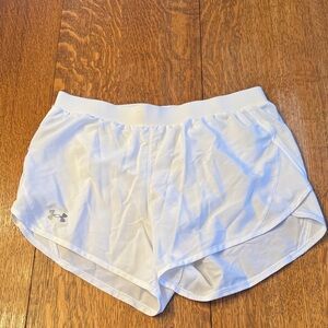Under Armour Women's Athletic White Shorts